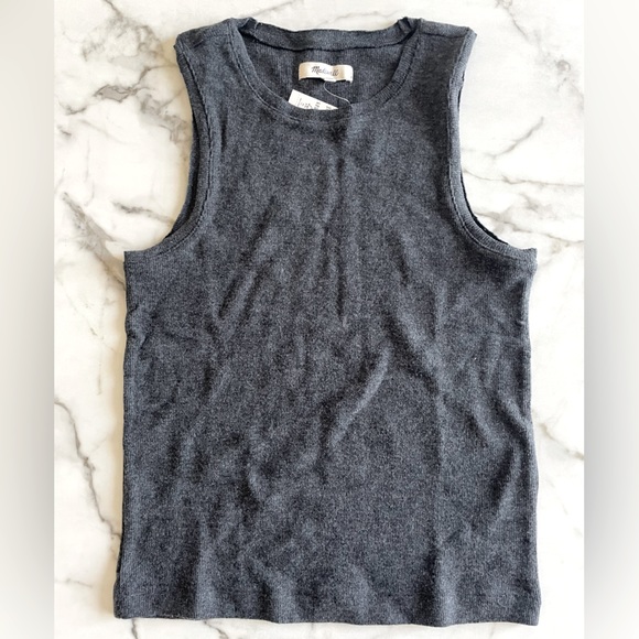 Madewell Ribbed Sleeveless Tank - Picture 2 of 3